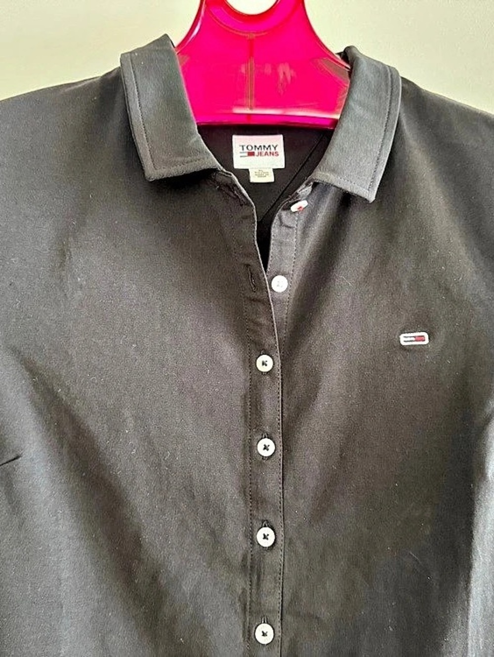 Tommy Hilfiger Polo Shirt Dress in Black - NEW - Size XL